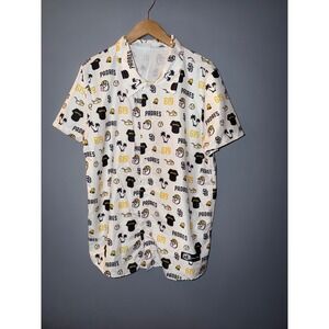SGA Sports San Diego Padres All Over Print Button Up Shirt Size L
